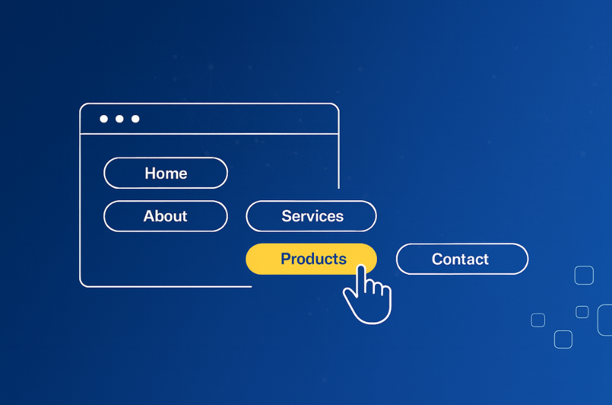 Clear, intuitive navigation helps SMB websites boost user experience and conversions.