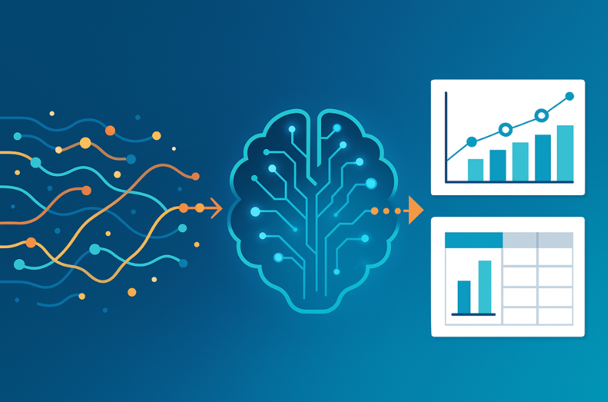 Clean data transformed into structured insights enables better business decisions.