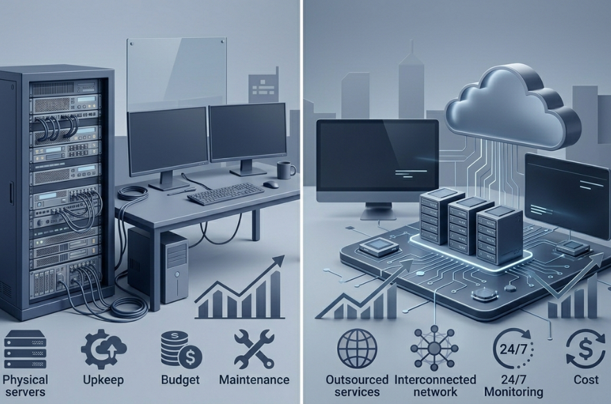 In-House IT vs Managed Service Provider: The Real Cost Comparison